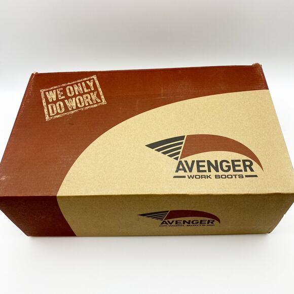 Avenger Mens Blade Low Work Shoes 9 WIDE Black Comp Toe A123 SR EH NIB - Picture 13 of 13